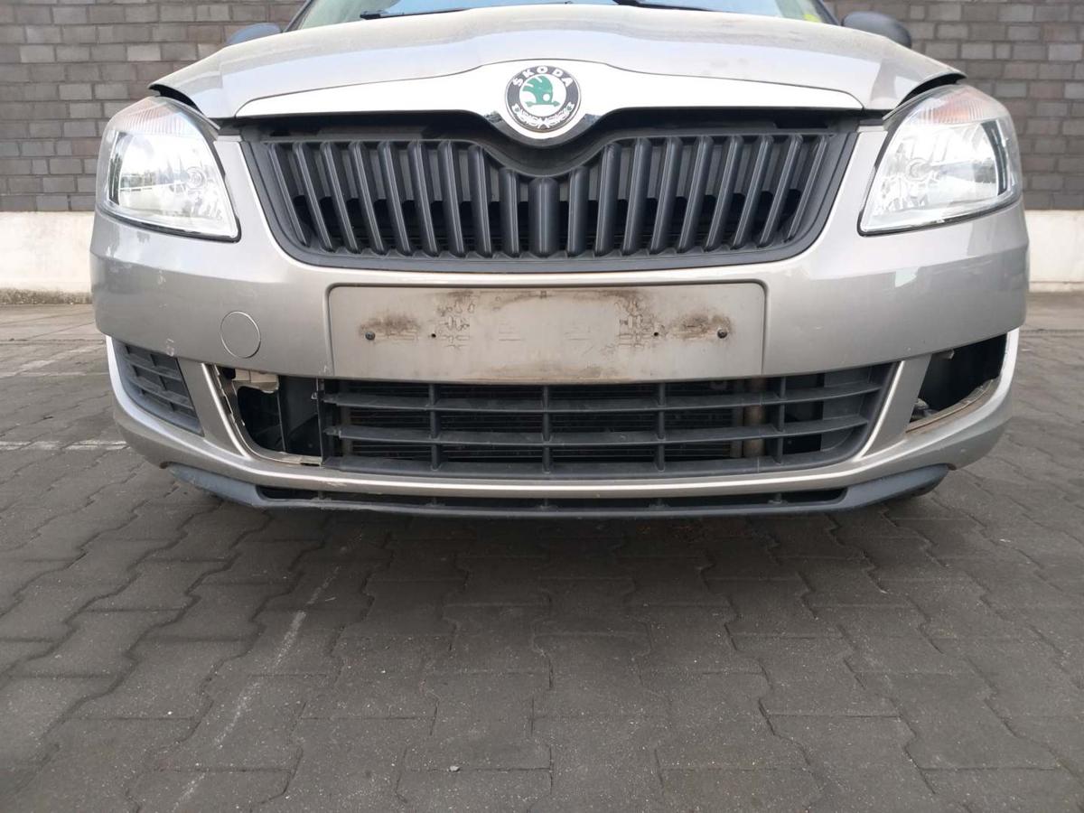 Skoda Favia 2 original Stoßstange Stossfänger vorn 9202 Cappuccino Facelift Bj.2010